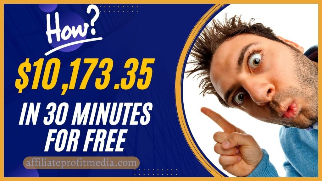 How I Made $10,173.35 in 30 Minutes For Free (NEW Website)