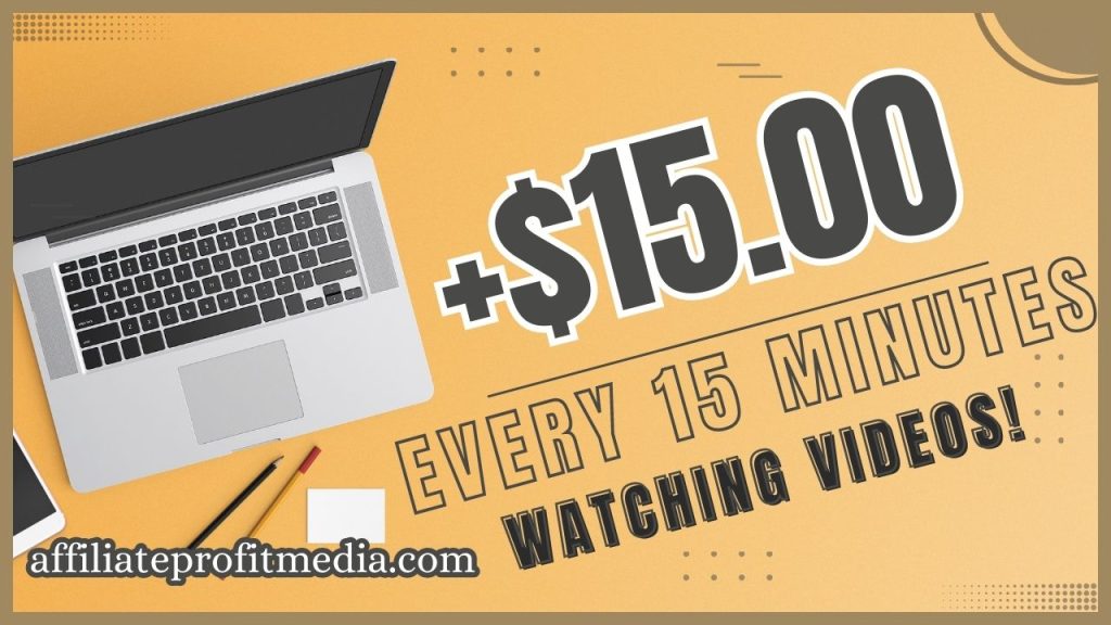 BRAND NEW! Make +$15.00 Every 15 Minutes By Watching Videos!